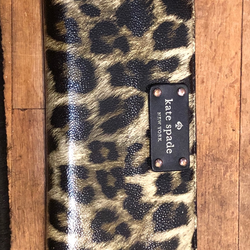Kate Spade Wallet Leopard Print